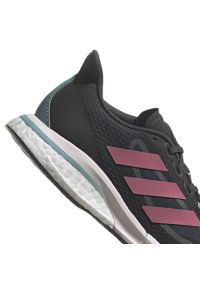 Adidas - Buty do biegania adidas Supernova + W S42720 czarne. Kolor: czarny. Materiał: materiał, poliester. Szerokość cholewki: normalna #6