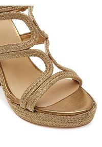 Castañer Espadryle Jera/266 025562 Złoty. Kolor: złoty. Materiał: materiał #6