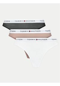 TOMMY HILFIGER - Tommy Hilfiger Komplet 3 par fig klasycznych UW0UW05531 Kolorowy. Materiał: syntetyk. Wzór: kolorowy #1