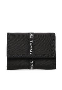 Tommy Jeans Duży Portfel Męski Tjm Essential Nylon Trifold AM0AM11220 Czarny. Kolor: czarny. Materiał: materiał #1