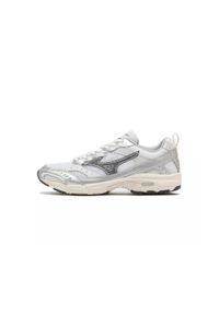 Buty do biegania damskie Mizuno D1GA245109. Kolor: biały, szary, wielokolorowy. Materiał: materiał, syntetyk. Szerokość cholewki: normalna