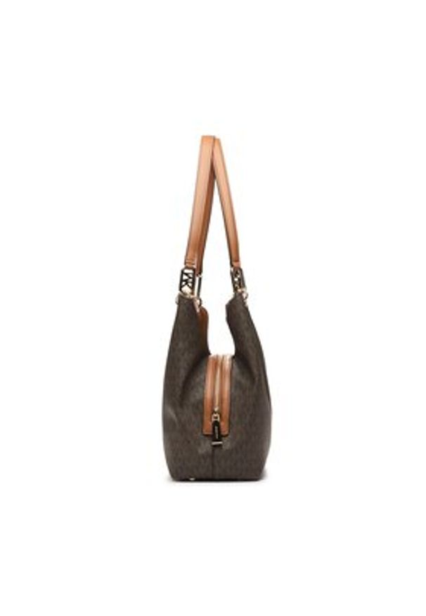 MICHAEL Michael Kors Torebka Kensington 30F3G8KT7B Brązowy. Kolor: brązowy. Materiał: skórzane