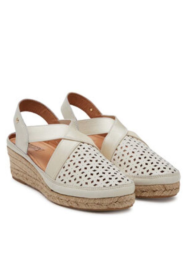 Pikolinos Espadryle W4A-1546 Biały. Kolor: biały. Materiał: skóra