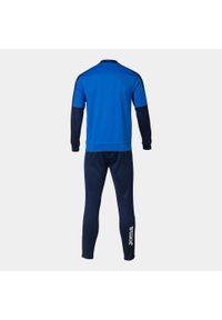 Dres do piłki nożnej męski Joma Eco championship. Kolor: niebieski. Materiał: dresówka. Sport: piłka nożna
