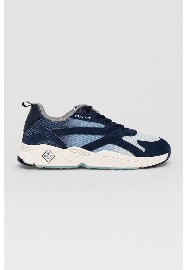 GANT - Gant - Buty Nicewill. Nosek buta: okrągły. Zapięcie: sznurówki. Kolor: niebieski. Materiał: skóra