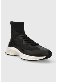 Karl Lagerfeld sneakersy LUX FINESSE kolor czarny KL53141. Nosek buta: okrągły. Zapięcie: sznurówki. Kolor: czarny. Szerokość cholewki: normalna #4