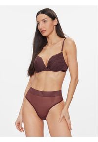 Triumph Stringi Tempting Sheer Highwaist String 10215943 Brązowy. Kolor: brązowy. Materiał: syntetyk #4