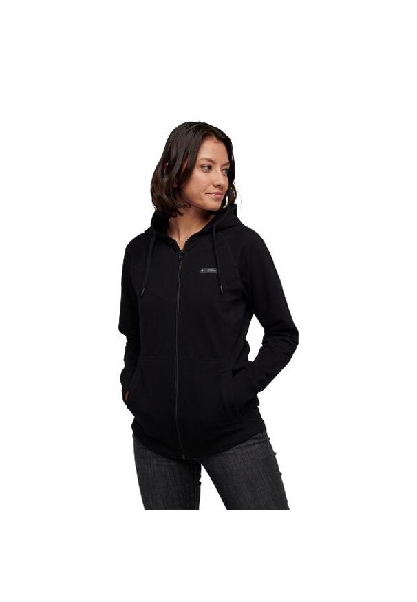 Bluza z kapturem Damska Black Diamond Rise And Climb Hoody. Typ kołnierza: kaptur. Kolor: czarny