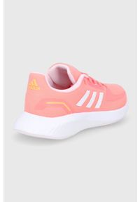 Adidas - adidas Buty dziecięce Runfalcon 2.0 GX3535 kolor różowy. Nosek buta: okrągły. Zapięcie: sznurówki. Kolor: różowy. Materiał: guma #2