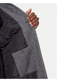 Calvin Klein Płaszcz wełniany LV04LD510G Szary Regular Fit. Kolor: szary. Materiał: syntetyk #6