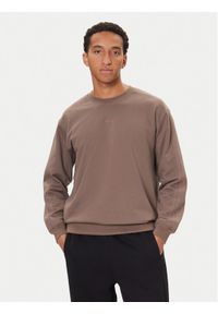 Adidas - adidas Bluza Premium Essentials JW1058 Brązowy Loose Fit. Kolor: brązowy. Materiał: bawełna #1