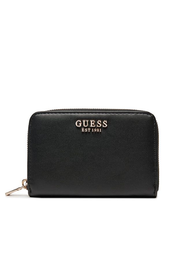 Guess Duży Portfel Damski SWVC85 00140 Czarny. Kolor: czarny. Materiał: skóra
