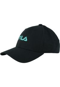 Męska czapka z daszkiem Fila Brasov 6 Panel Cap. Kolor: czarny. Materiał: bawełna