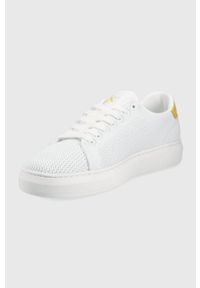 Calvin Klein Jeans tenisówki YM0YM00327.0K7 męskie kolor biały. Nosek buta: okrągły. Zapięcie: sznurówki. Kolor: biały. Materiał: guma #3