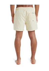 Quiksilver - Szorty kąpielowe dla Mężczyzn EVERYDAY SOLID VOLLEY 15" Żółty. Kolor: beżowy. Materiał: poliester, materiał. Styl: sportowy