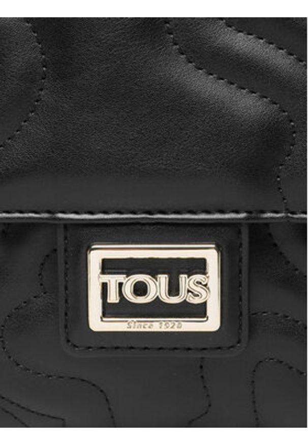 Tous - TOUS Torebka Bandolera Solapa M. K Dream 2001576951 Czarny. Kolor: czarny. Materiał: skórzane