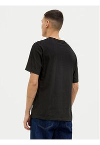 Jack & Jones - Jack&Jones T-Shirt Split 12272995 Czarny Regular Fit. Kolor: czarny. Materiał: bawełna