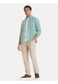 TOMMY HILFIGER - Tommy Hilfiger Chinosy Denton MW0MW43408 Beżowy Slim Fit. Kolor: beżowy. Materiał: syntetyk #3