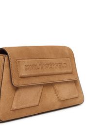 Karl Lagerfeld - KARL LAGERFELD Torebka A3W30065 Brązowy. Kolor: brązowy. Materiał: skórzane, zamszowe