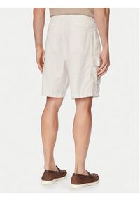 Calvin Klein Jeans Szorty materiałowe LV04RF610G Beżowy jasny Regular Fit. Kolor: beżowy. Materiał: bawełna #3