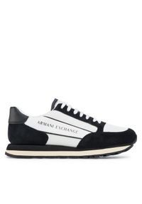 Armani Exchange Sneakersy XUX083 XV263 A001 Biały. Kolor: biały. Materiał: zamsz, skóra