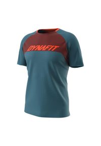 Dynafit - Koszulka rowerowa męska DYNAFIT Ride. Kolor: brązowy, niebieski, pomarańczowy, wielokolorowy, czerwony