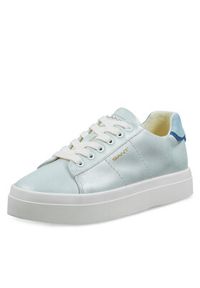 GANT - Gant Sneakersy 30531832 Srebrny. Kolor: srebrny. Materiał: skóra