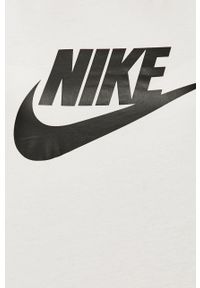 Nike Sportswear - Top. Okazja: na co dzień. Kolor: biały. Wzór: nadruk. Styl: casual #5