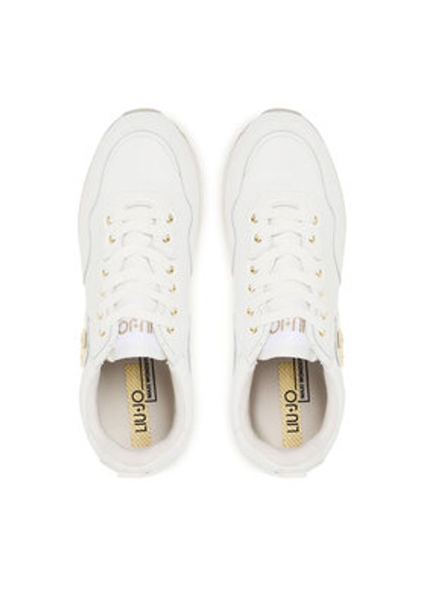 Liu Jo Sneakersy Maxi Wonder 01 BF5009 P0102 Biały. Kolor: biały. Materiał: skóra