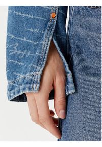 BOSS Kurtka jeansowa 50542426 Niebieski Slim Fit. Kolor: niebieski. Materiał: bawełna #6