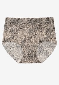 Renee - Czarno-Beżowe Bezszwowe Majtki Figi High Waist Dolevia. Stan: podwyższony. Kolor: czarny