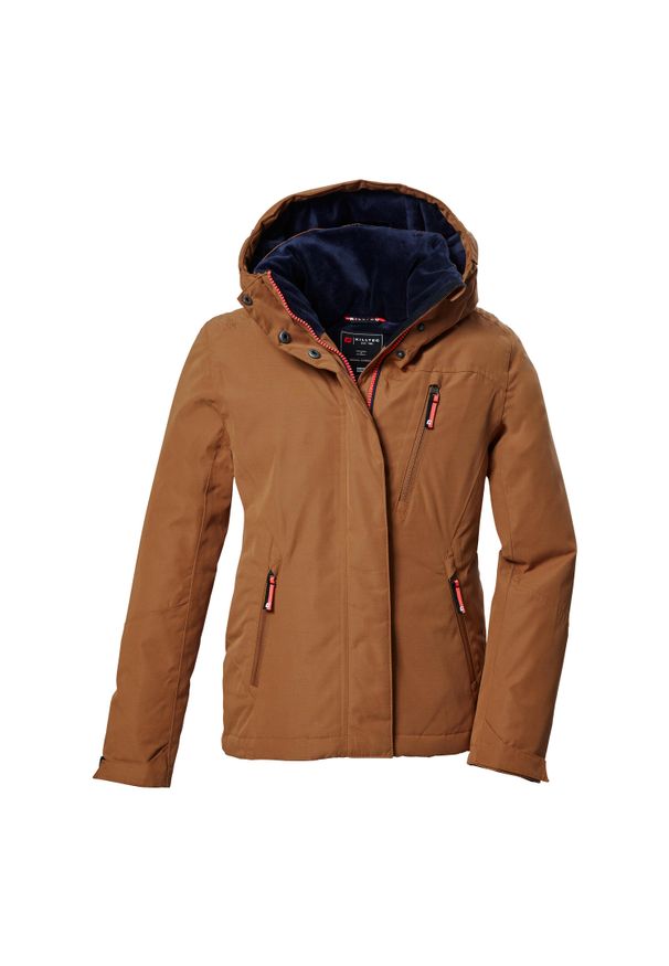 Dziewczęca kurtka narciarska Killtec Kow 356. Kolor: wielokolorowy, szary, brązowy. Sport: narciarstwo