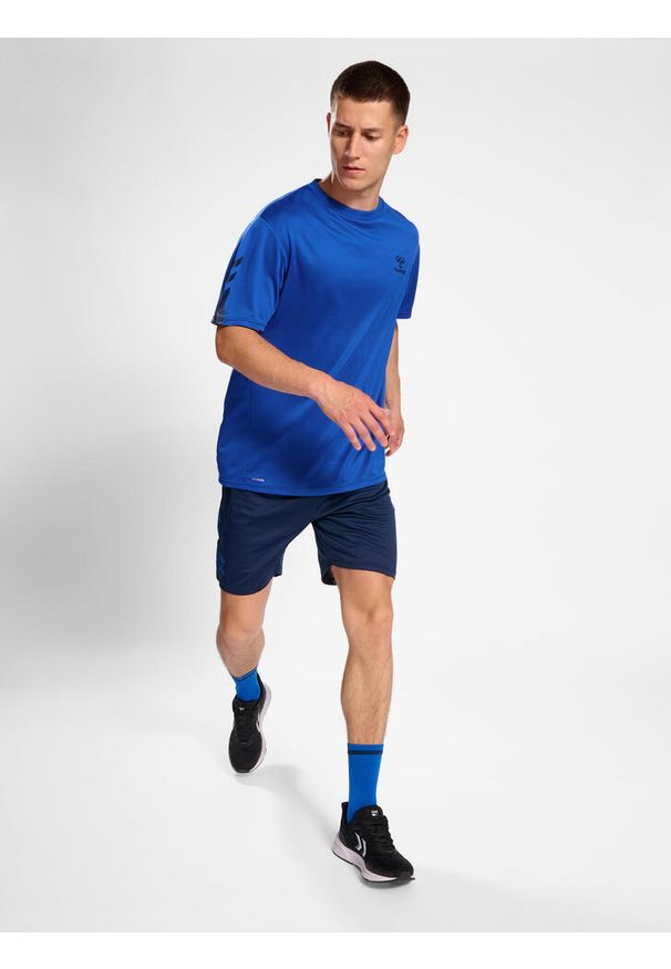 Jersey Hummel Active. Kolor: niebieski. Materiał: jersey. Sport: piłka ręczna