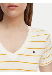 TOMMY HILFIGER - Tommy Hilfiger T-Shirt New Cody WW0WW40584 Pomarańczowy Slim Fit. Kolor: pomarańczowy. Materiał: bawełna #4