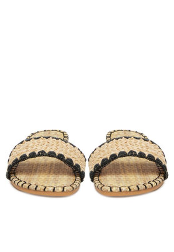 DeeZee Klapki BP6097-5 Beżowy. Kolor: beżowy. Materiał: syntetyk