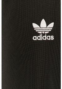 adidas Originals - Spodnie. Kolor: czarny. Materiał: poliester, materiał, dzianina. Wzór: aplikacja #3