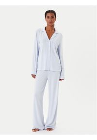 Guess Piżama O4BX07 KCIN2 Błękitny Regular Fit. Kolor: niebieski