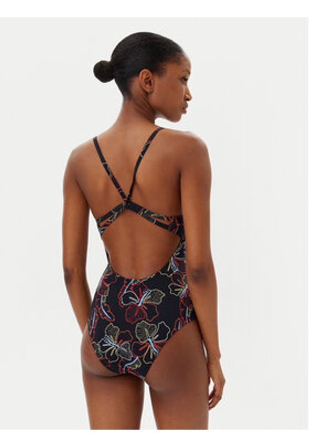 Roxy Strój kąpielowy Active Basic ERJX103708 Czarny. Kolor: czarny. Materiał: syntetyk