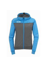 KEMPA - Kurtka damska Kempa Prime Multi. Typ kołnierza: kaptur. Kolor: szary, wielokolorowy, czarny, niebieski, fioletowy. Wzór: prążki. Sport: fitness