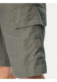 BOSS Szorty materiałowe Sisla 50559366 Szary Relaxed Fit. Kolor: szary. Materiał: len #3