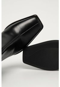Vagabond Shoemakers - Botki skórzane Hedda. Kolor: czarny. Materiał: materiał. Obcas: na obcasie. Wysokość obcasa: średni #2