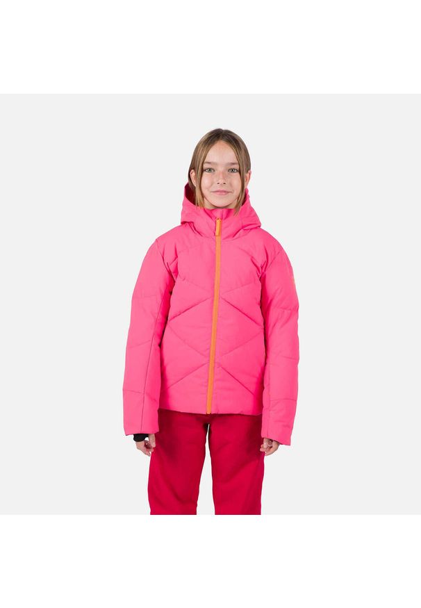 Kurtka narciarska dziecięca Rossignol Girl Staci. Kolor: różowy. Sezon: zima. Sport: narciarstwo