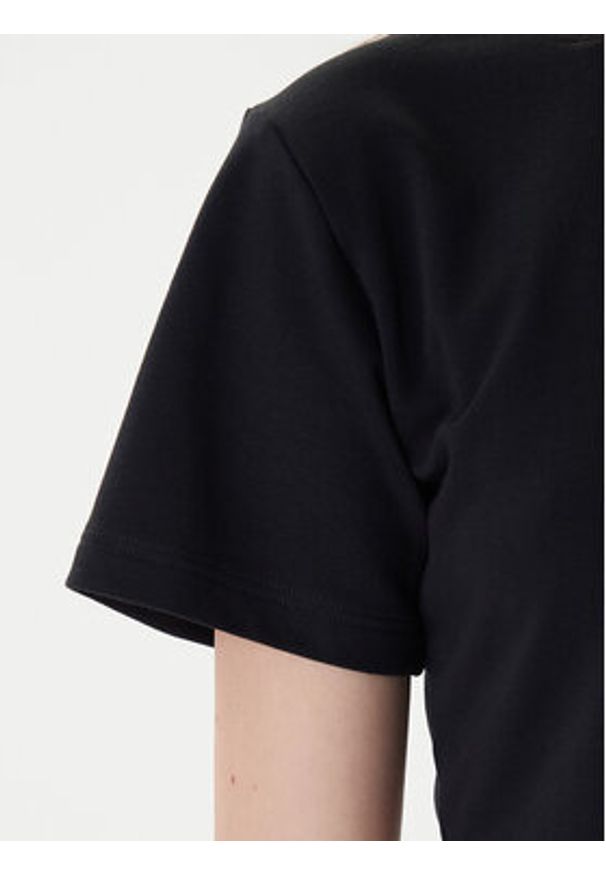 Hugo T-Shirt Logo 50520497 Czarny Relaxed Fit. Kolor: czarny. Materiał: bawełna