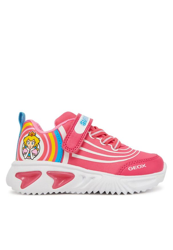 Sneakersy Geox. Kolor: różowy