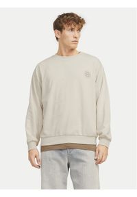 Jack & Jones - Jack&Jones Bluza Jackie 12272482 Beżowy Relaxed Fit. Kolor: beżowy. Materiał: syntetyk