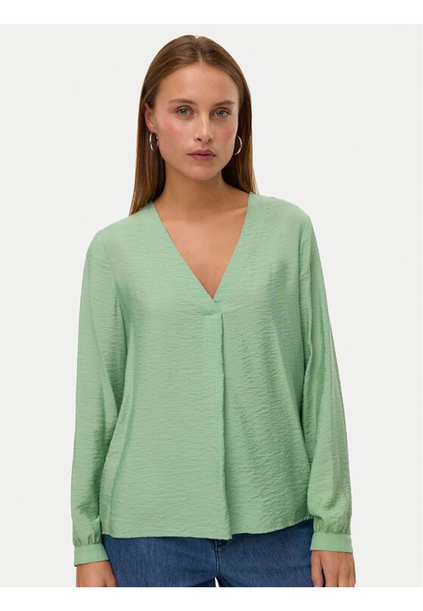 Vero Moda Bluzka Urli 10338835 Zielony Regular Fit. Kolor: zielony. Materiał: wiskoza