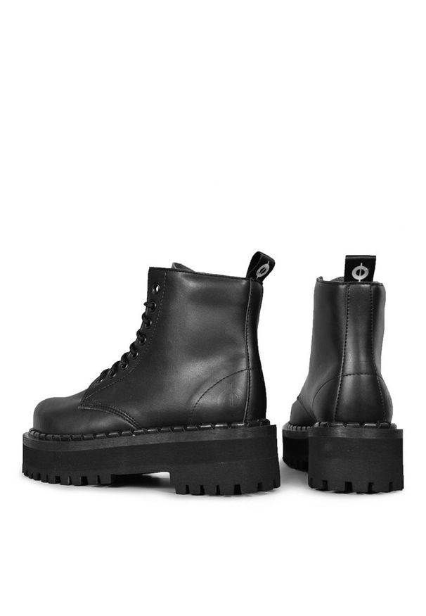 Altercore - Buty 653. Zapięcie: sznurówki. Kolor: czarny. Obcas: na platformie