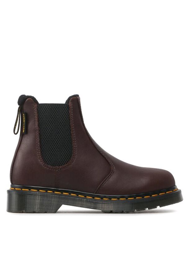 Dr. Martens Sztyblety 2976 27821201 Bordowy. Kolor: czerwony. Materiał: skóra