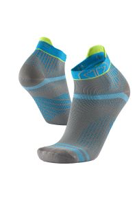 SIDAS - Skarpety do biegania dla doroslych Sidas Run Feel wysokosc kostki. Kolor: niebieski, szary, wielokolorowy. Materiał: elastan, włókno, poliamid. Sport: bieganie #1