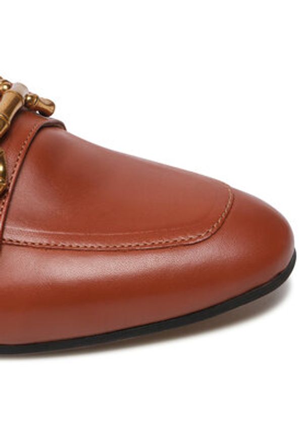 Gino Rossi - GINO ROSSI Loafersy 81200 Brązowy. Kolor: brązowy. Materiał: skóra